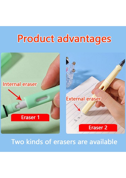 RED-16PCS 20PCS Set Ebedi Kalem Sınırsız Yazma Kalemler Sanat Kroki Boyama Tasarım Araçları Okul Malzemeleri Okul Kırtasiye Hediyeler (Yurt Dışından) fiyatları