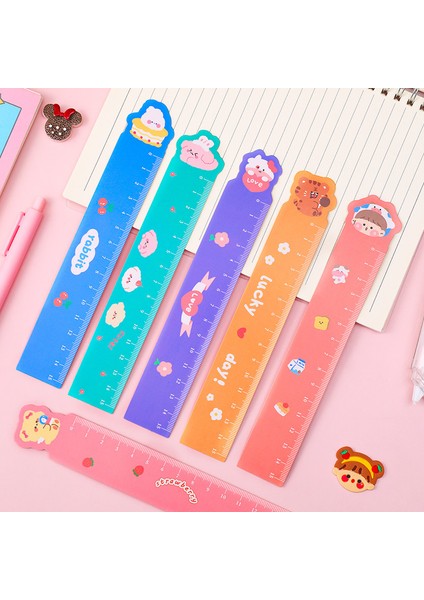 F 6 Adet Sevimli Hayvan Hayvan Serisi Yumuşak Cetveller Kırtasiye Imi Ölçüm Çizim Bükülebilir Cetvel Okul Ofis Kaynağı Için (Yurt Dışından) modelleri