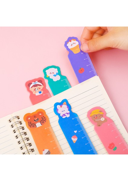 F 6 Adet Sevimli Hayvan Hayvan Serisi Yumuşak Cetveller Kırtasiye Imi Ölçüm Çizim Bükülebilir Cetvel Okul Ofis Kaynağı Için (Yurt Dışından) fırsatları