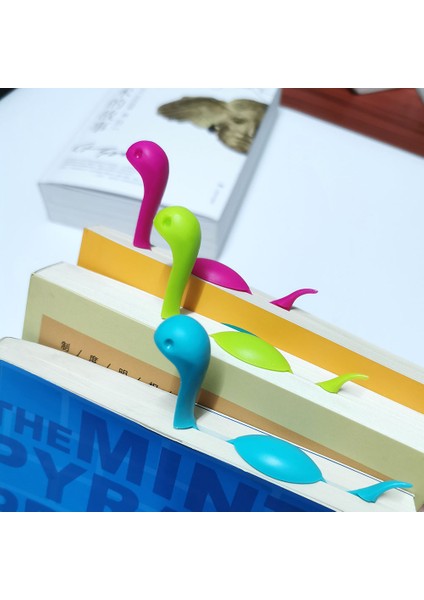 Pembe Nessie Masalı Kitap Ayracı Karikatür Kitap Ayracı Sayfa Tutucu Okuyucular Için Benzersiz Hediye Ofis Okul Malzemeleri A6750 (Yurt Dışından)