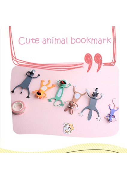 Su Aygırı Çocuklar Için Kawaii Karikatür Hayvan Imi Orijinal Kedi Pvc Kitap Okuma Öğesi Yaratıcı Hediye Okul Kırtasiye (Yurt Dışından)