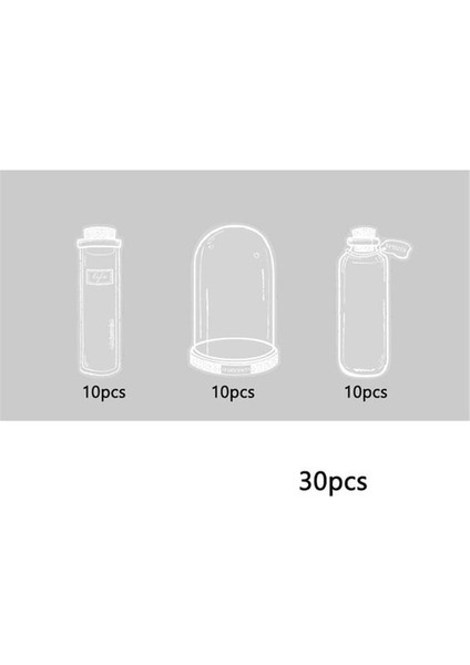 30 Adet-C 20 Adet Şeffaf Kurutulmuş Çiçek Imleri Preslenmiş Çiçek Imi Dekoratif Çıkartmalar Karalama Defteri Dekor Çıkartmalar Züccaciye Çıkartmalar (Yurt Dışından)