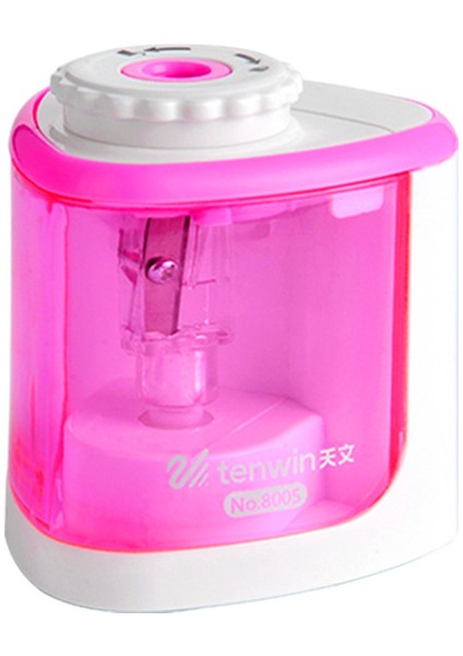 Pembe Sıcak Otomatik Kalemtıraş Taşınabilir Elektrikli/manuel 2 In 1 Kalemtıraş Otomatik Kalemtıraş Çocuklar Yetişkinler Kırtasiye (Yurt Dışından)