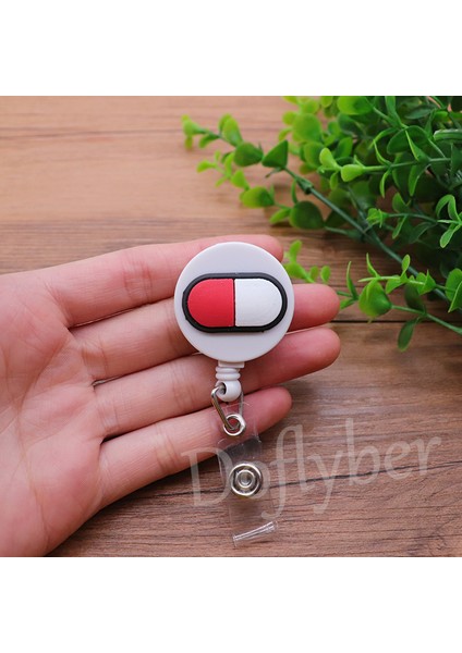 Dizüstü Sevimli Ambulans Stetoskop Silikon Geri Çekilebilir Rozet Makara Doktor Hemşire Göğüs Kartı Sergi Tutucu Klip (Yurt Dışından) fırsatları