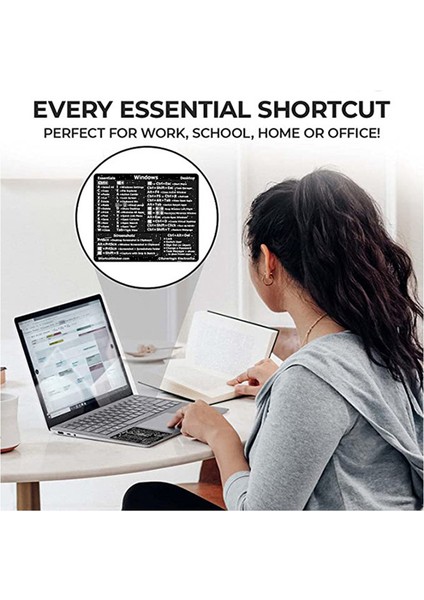 Mac Için 1 Adet Referans Klavye Kısayol Etiket Yapışkanlı Pc Dizüstü Masaüstü Windows Ofis Çıkartmaları (Yurt Dışından) fırsatları