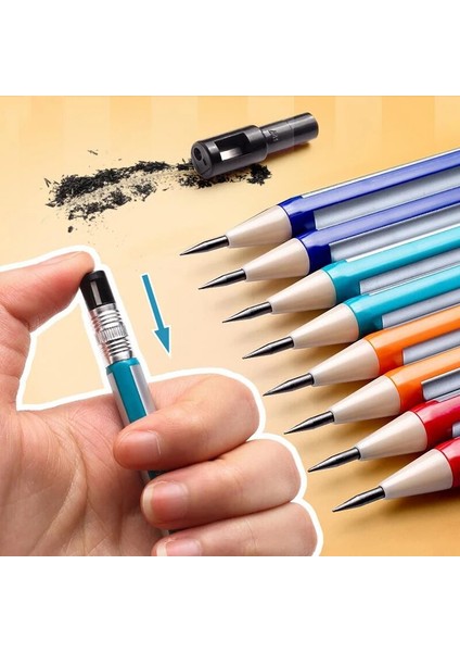 2 Adet Rastgele 2 Adet 2b Mekanik Kurşun Kalemler ile Kalemtraşlar 2.0mm Değiştirilebilir Otomatik Kalemler Basın Kalemler Çocuklar Okul Ofis Kırtasiye (Yurt Dışından) fiyatları