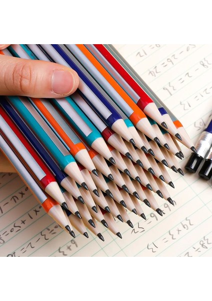 2 Adet Rastgele 2 Adet 2b Mekanik Kurşun Kalemler ile Kalemtraşlar 2.0mm Değiştirilebilir Otomatik Kalemler Basın Kalemler Çocuklar Okul Ofis Kırtasiye (Yurt Dışından) modelleri