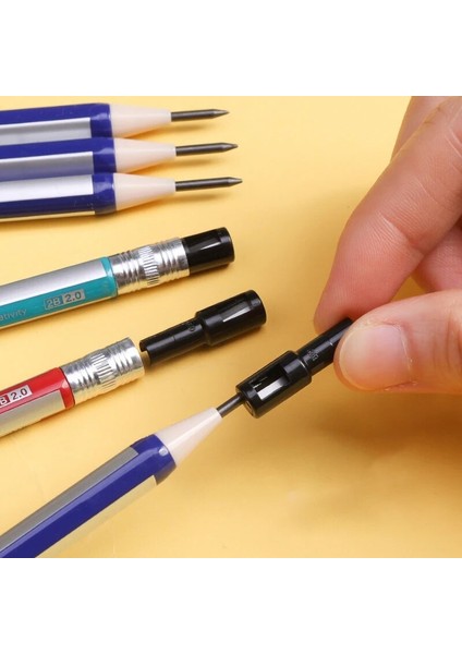 2 Adet Rastgele 2 Adet 2b Mekanik Kurşun Kalemler ile Kalemtraşlar 2.0mm Değiştirilebilir Otomatik Kalemler Basın Kalemler Çocuklar Okul Ofis Kırtasiye (Yurt Dışından) indirimleri