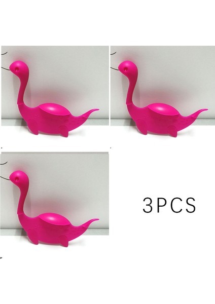 3 Adet Gül Kırmızı Kawaii Yaratıcı Loch Ness Canavarı Imi 3D Dinozor Öğrenci Çift Taraflı Kağıt Kitap Sayfası Klibi Okul Kırtasiye Malzemeleri (Yurt Dışından)