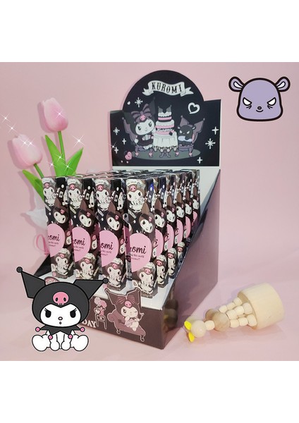 24 Adet Ekran Kutusu Yeni Sanrio 12-36 Adet Mekanik Kurşun Kalem Kuromi Tarçın Rulo 0.5mm Siyah Hb Karikatür Çocuk Çizim Yazma Kalemleri Öğrenci Kırtasiye (Yurt Dışından)