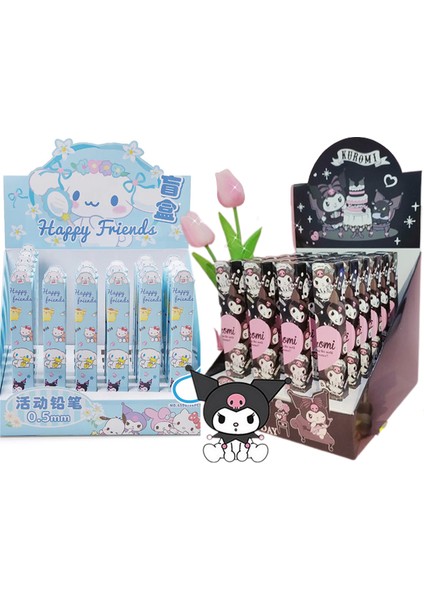 24 Adet Ekran Kutusu Yeni Sanrio 12-36 Adet Mekanik Kurşun Kalem Kuromi Tarçın Rulo 0.5mm Siyah Hb Karikatür Çocuk Çizim Yazma Kalemleri Öğrenci Kırtasiye (Yurt Dışından) fiyatları