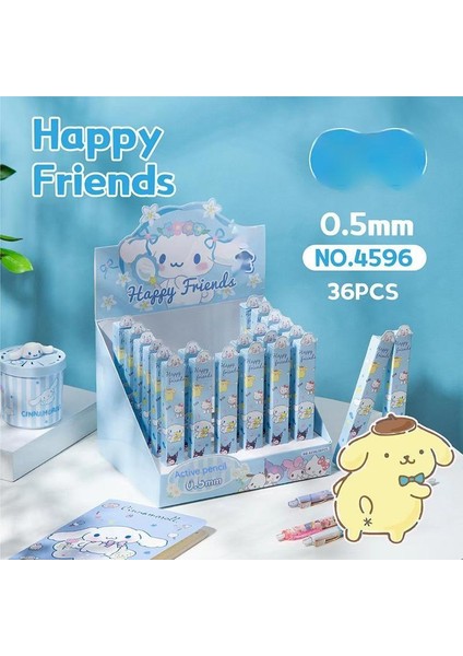 24 Adet Ekran Kutusu Yeni Sanrio 12-36 Adet Mekanik Kurşun Kalem Kuromi Tarçın Rulo 0.5mm Siyah Hb Karikatür Çocuk Çizim Yazma Kalemleri Öğrenci Kırtasiye (Yurt Dışından) modelleri