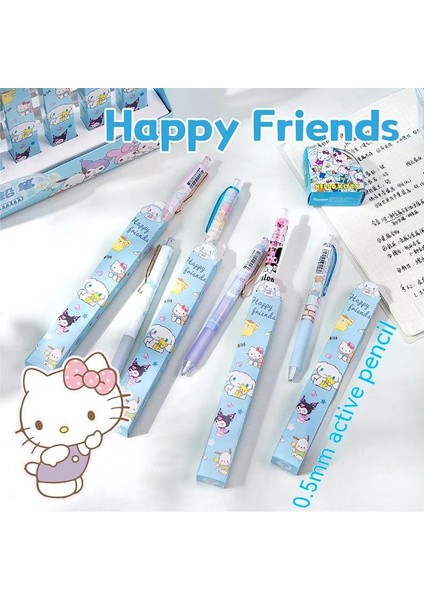 24 Adet Ekran Kutusu Yeni Sanrio 12-36 Adet Mekanik Kurşun Kalem Kuromi Tarçın Rulo 0.5mm Siyah Hb Karikatür Çocuk Çizim Yazma Kalemleri Öğrenci Kırtasiye (Yurt Dışından) fırsatları