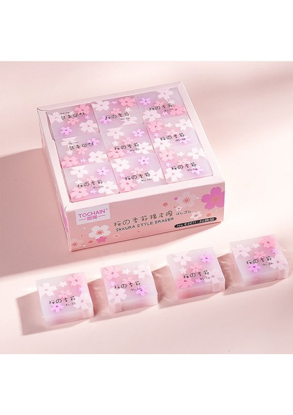 B 40 Adet/grup Kawaii Sakura Silgi Sevimli Yazma Çizim Kauçuk Kalem Silgi Kırtasiye Çocuklar Için Hediyeler Okul Malzemeleri (Yurt Dışından) modelleri