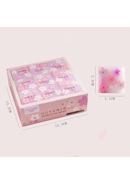 B 40 Adet/grup Kawaii Sakura Silgi Sevimli Yazma Çizim Kauçuk Kalem Silgi Kırtasiye Çocuklar Için Hediyeler Okul Malzemeleri (Yurt Dışından) indirimleri