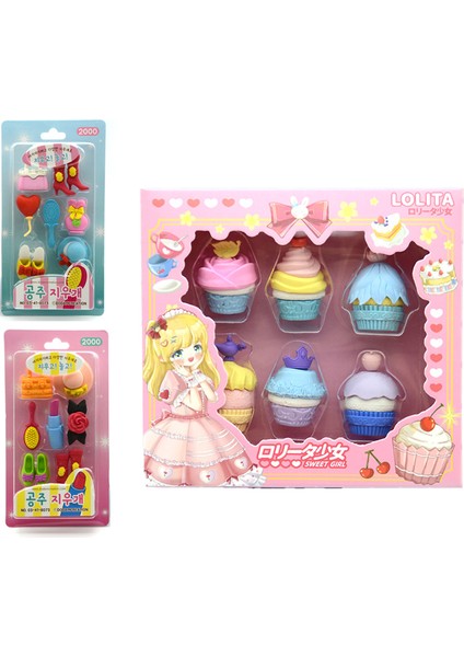 19 1 Takım Kawaii Kauçuk Kalem Silgi Oyuncak Seti Çıkarılabilir Montaj Silgi Çocuklar Için Yenilik Kırtasiye Ödül Parti Iyilik Çocuk Hediye Oyuncak (Yurt Dışından) modelleri