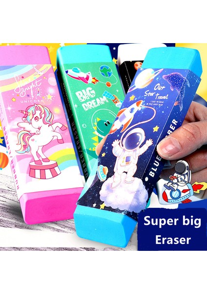 B5 Süper Jumbo Büyük Silgi Karikatür Sevimli Kurşun Kalem Silgisi Öğrenci Kauçuk Silgi Sanat Resim Silgi Okul Malzemeleri Ofis Silme Hediyeleri (Yurt Dışından) fiyatları