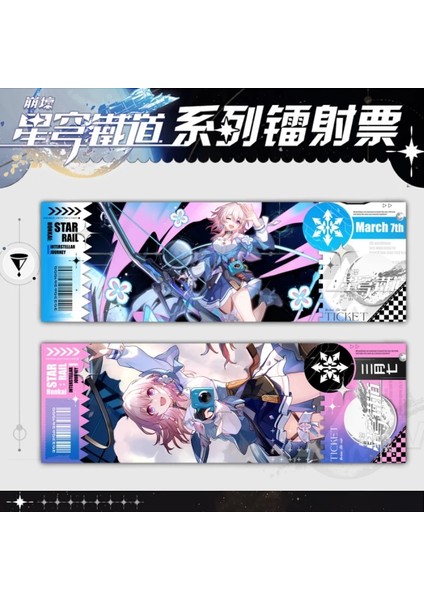 Clara Blade Kafka Kanca Bailu Imleri Anime Honkai Star Rail Lazer Bilet Imi Yaratıcı Kitap Sayfası Işaretleyici Kırtasiye Malzemeleri Hediye (Yurt Dışından) fırsatları