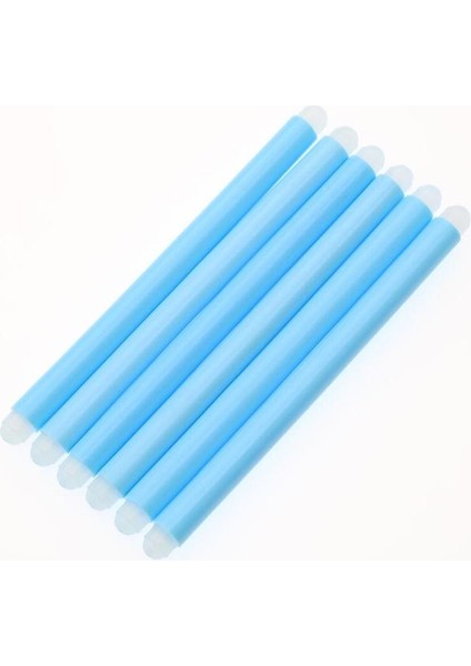 Mavi Yeni Silinebilir Kalem Özel Silgi Lastik Sopa Yaratıcı Kırtasiye Okul Ofis Malzemeleri Sevimli Karikatür Çocuk Öğrenme Hediyeler 6 Adet (Yurt Dışından)