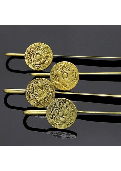 Çekim Figürleri Ins Çin Tarzı Pirinç Metal Kitap Ayracı 145*28MM Vintage Serisi Sayfalandırma Işaretleyici Öğrenci Hediye Kırtasiye Okul Ofis Malzemeleri (Yurt Dışından) fiyatları