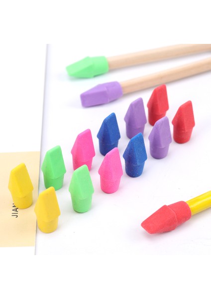 40 Adet Rastgele Gönderme 40 Adet Mini Karışık Renkli Silgi Kalem Üst Silgi Kapakları Kurşun Kalem Silgisi Toppers Öğrenci Boyama Düzeltme Malzemeleri Kırtasiye (Yurt Dışından)