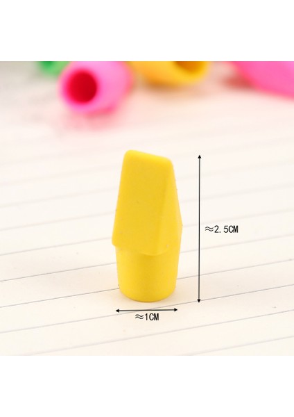 40 Adet Rastgele Gönderme 40 Adet Mini Karışık Renkli Silgi Kalem Üst Silgi Kapakları Kurşun Kalem Silgisi Toppers Öğrenci Boyama Düzeltme Malzemeleri Kırtasiye (Yurt Dışından)