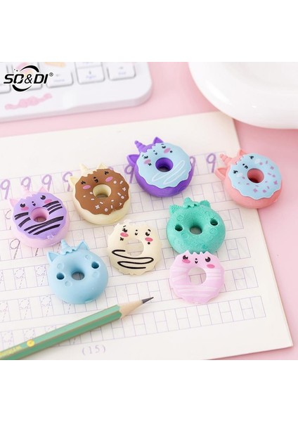 1 Adet 1/6 Adet Sevimli Karikatür Unicorn Çörek Kauçuk Silgi Yaratıcı Kawaii Çocuk Silgi Okul Malzemeleri Kırtasiye Çocuklar Öğrenci Ödülleri (Yurt Dışından)