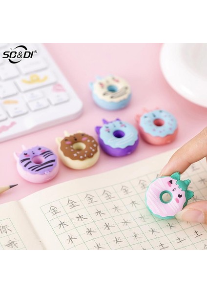 1 Adet 1/6 Adet Sevimli Karikatür Unicorn Çörek Kauçuk Silgi Yaratıcı Kawaii Çocuk Silgi Okul Malzemeleri Kırtasiye Çocuklar Öğrenci Ödülleri (Yurt Dışından)