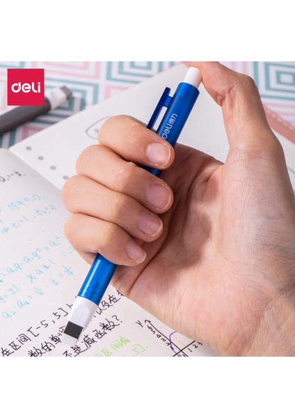 Gri Deli Basın Silgi Geri Çekilebilir Kurşun Kalem Silgisi Kauçuk Yazma Okul Kırtasiye Silgi ile Yedek Çekirdek Çocuklar Için Öğrenci (Yurt Dışından) indirimleri