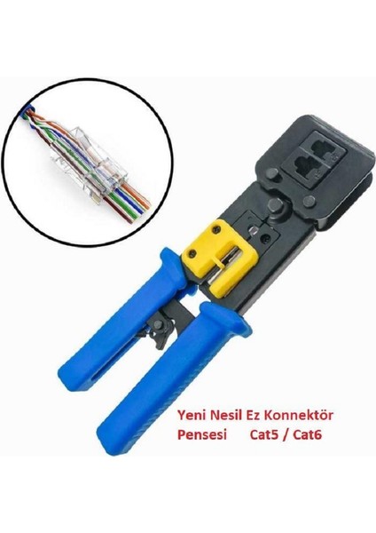 Yeni Nesil Rj45 Cat6 Ağ Pensesi Rj45/rj11 Yeni Nesil Ikili Pense