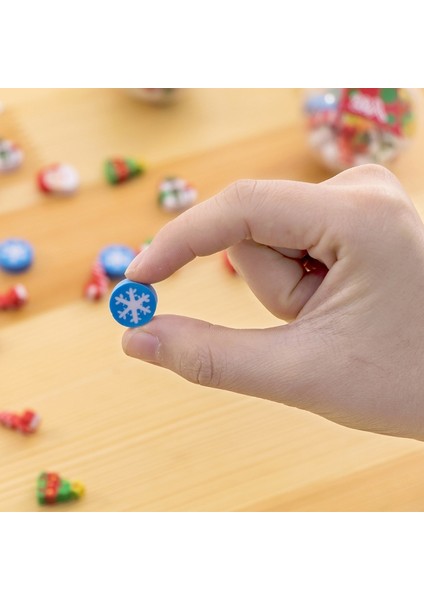 Kristal Silgi 36 Adet Mini Silgi Klasik Noel Silgi Çocuklar Cep Silgi Kolay Silme Noel Cadılar Bayramı Doğum Günü Partisi Malzemeleri (Yurt Dışından)