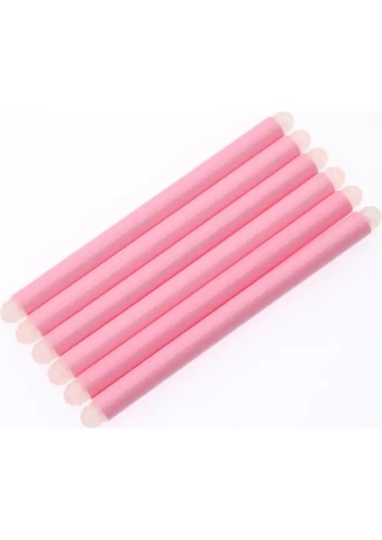 Pembe 6 Adet Sevimli Kawaii Silinebilir Kalem Özel Silgi Lastik Çubuk Mavi Yeşil Pembe Isteğe Bağlı Çocuk Hediye Kırtasiye Ofis Malzemeleri (Yurt Dışından)