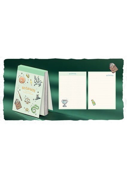 Yeşil Deli 21755 Harry Potter Not Defteri Pad Notları Yapışkan Not Kawaii Bloknot Ofis Okul Kırtasiye (Yurt Dışından)
