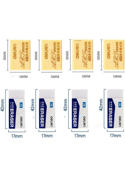 8 Adet Mix Silgi Şarküteri 5/8 Adet 2b/4beraser Studen Kalem Kauçuk Yumuşak Çocuklar Için Sanat Çizim Kroki Ev Okul Kırtasiye Malzemeleri Silgi Seti Hediye (Yurt Dışından)
