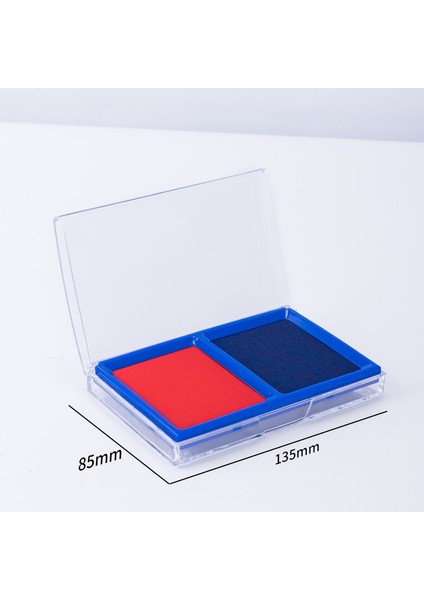 9864-BLUE Deli 9864 9865 Kare Damga Mürekkebi Pedi 85X135MM Damga Pedi Mürekkep Pedi Kırmızı Siyah Mavi Renkler Finans Kırtasiye Mürekkep Pedi (Yurt Dışından) fırsatları