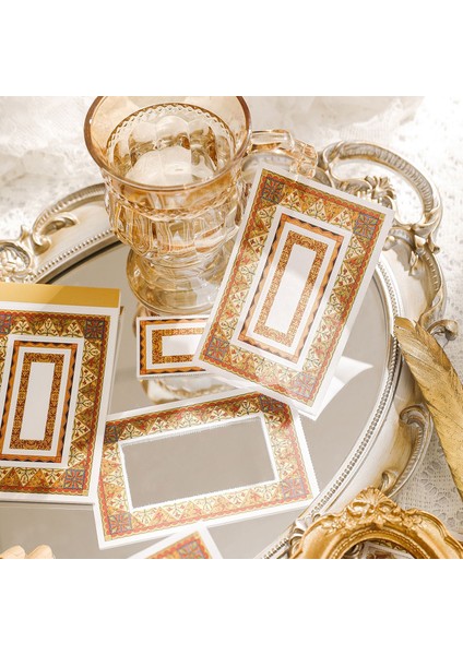 D Journamm 30 Adet/paket Vintage Çiçek Dantel Malzemeleri Kağıt Dekor Günlüğü Dıy Karalama Defteri Kolaj Kırtasiye Çok Fonksiyonlu Kraft El Işi Kağıdı (Yurt Dışından) modelleri