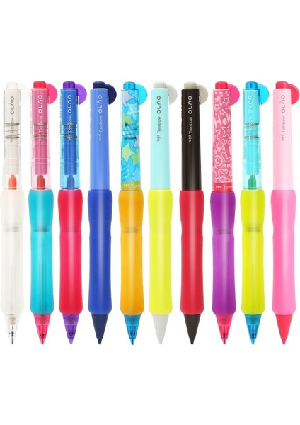 Beyaz Japonya Tombow Mekanik Kurşun Kalem Olno Serisi Virajlı Kurşun Mekanik Kurşun Kalem 0.5mm (Yurt Dışından)