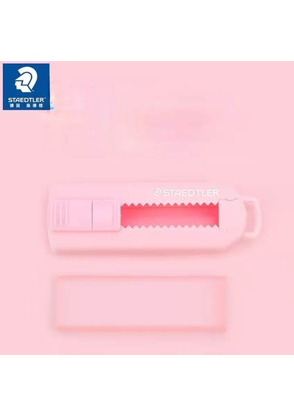 Siyah 1 Adet Staedtler 525PS1S Silgi Temiz Silin Teleskopik Itilebilir Renkli Macaron Silgi Pvc Olmadan Güvenlik ve Çevre (Yurt Dışından)