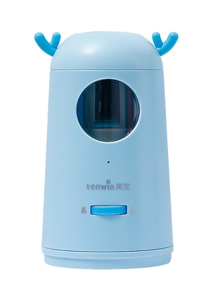 Mavi Tenwin Tip-C Şarjlı Elektrikli Kalemtıraş Yarı Otomatik Şarj Edilebilir Kalemtıraş Ofis Kampüsü Kırtasiye Çocuklar Için (Yurt Dışından)