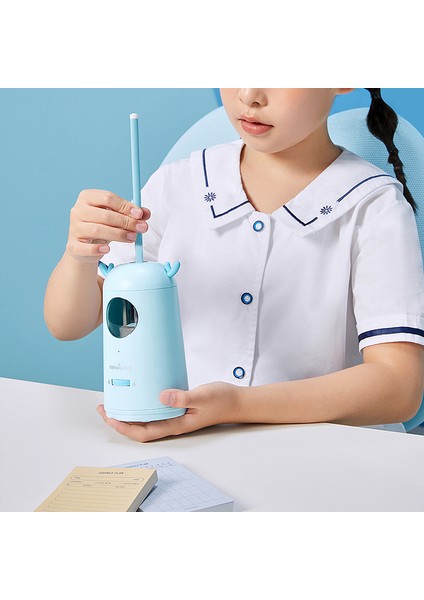 Mavi Tenwin Tip-C Şarjlı Elektrikli Kalemtıraş Yarı Otomatik Şarj Edilebilir Kalemtıraş Ofis Kampüsü Kırtasiye Çocuklar Için (Yurt Dışından) indirimleri