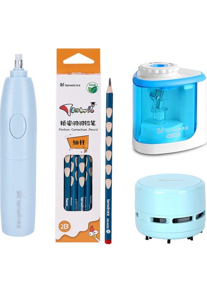 L8306-8005-8050-4202 Tenwin/tihoo Elektrikli/manuel 2'si 1 Arada Kalemtıraş Duruş Düzeltme Kalemleri Hb/2b Otomatik Kalemtıraş Malzemeleri 8005 (Yurt Dışından)