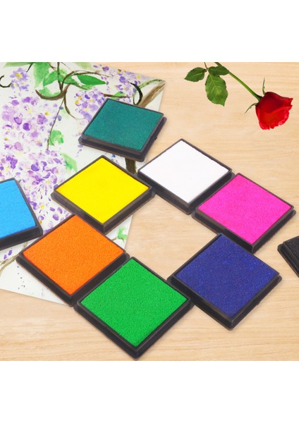 Turuncu Mini Mürekkep Pedleri Yağ Parmak Boyama Su Bazlı Inkpad Kauçuk Sanat Zanaat Pullar Baskı Çamur Aksesuarları El Işi (Yurt Dışından) modelleri