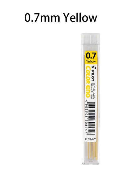 0.7mm Sarı 1 Kutu 2b Mekanik Kurşun Kalem Değiştirin Kurşun Kalem 0.5/0.7mm Grafit Kurşun Dolum Silinebilir Pürüzsüz Yazma Çizim Kırtasiye (Yurt Dışından)