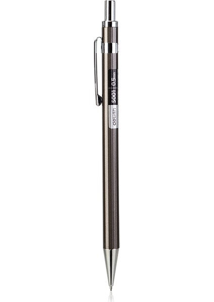 1 Adet Koyu Gri 0.7 mm Delı Yüksek Kaliteli Tam Metal Mekanik Kurşun Kalem 0.5/0.7 Lapices Profesyonel Boyama ve Yazma Okul Malzemeleri (Yurt Dışından)