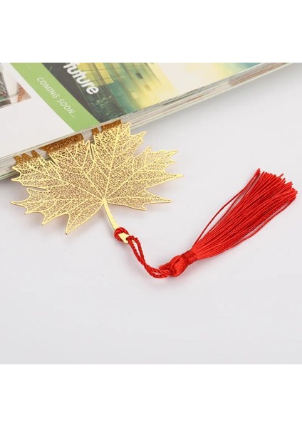 Altın Akçaağaç Yaprağı Içi Boş Metal Kitap Ayracı Öğrenci Kırtasiye Hediye Çin Tarzı Yaratıcı El Sanatları Yaprak Damar Kitaplar Sayfa Işaretleyici (Yurt Dışından) indirimleri