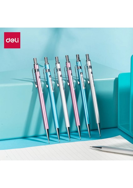 1 Adet 0.7mm Gümüş Şarküteri Metal Mekanik Kurşun Kalem 0.5mm / 0.7mm Kurşun Geri Çekilebilir Siyah Kurşun Kalemler Kırtasiye (Yurt Dışından) fiyatları