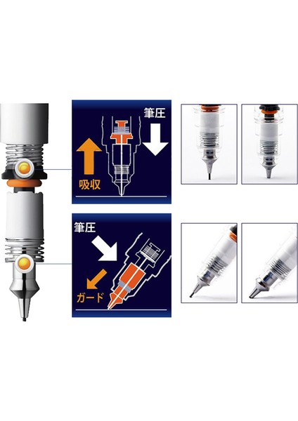Weini 1 Adet Japonya Zebra Mekanik Kurşun Kalem Sınırlı Sayıda MA85 Öğrenciler Yazma Kurşun Kırılması Kolay Değil (Yurt Dışından) fırsatları