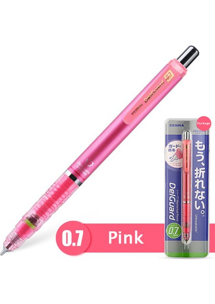 0.7 Pembe Japonya Zebra Mekanik Renkler Silgili Kurşun Kalem 0.3/0.5/0.7mmokul Malzemeleri Kırtasiye Lapices Канцелярия Anti-Kırık Çekirdek (Yurt Dışından)