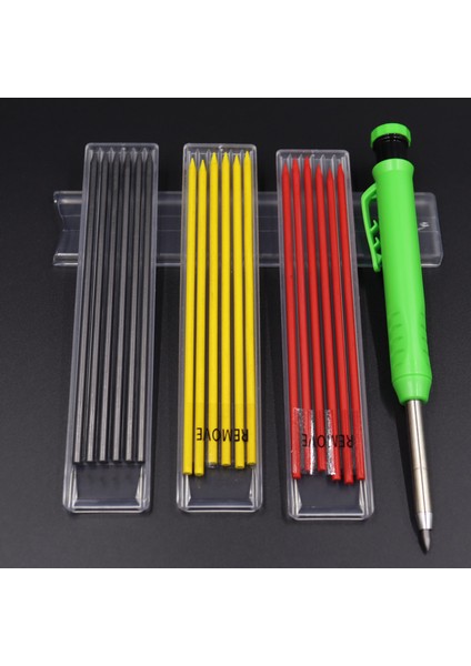 2 Kalem 2 Mix Dolum D Marangoz Kalemleri 3 Renkli Çimento Ahşap Metal Için Inşaat Sahası Talepleri 2.8mm Mekanik Otomatik Kalem Geri Çekilebilir Uç (Yurt Dışından) indirimleri