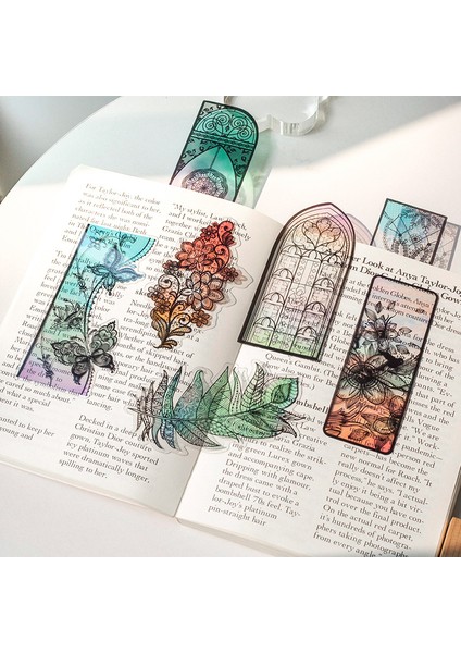 G 6 Adet/takım Kelebek Tüy Çiçek Dreamcatcher Imi Pvc Mat Okuma Kitap Ayracı Retro Kitap Sayfası Işaretleyici Kırtasiye Malzemeleri (Yurt Dışından) fiyatları